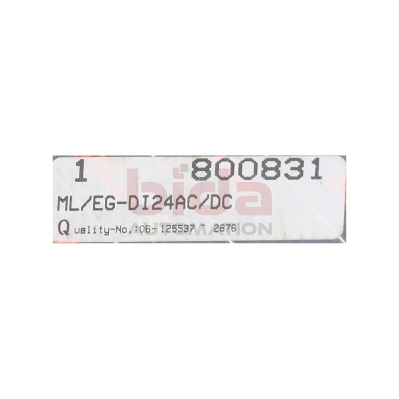 Weidm&uuml;ller 800831 ML EG-DI 24 uc Digiales Eingangsmodu Digital Input Module