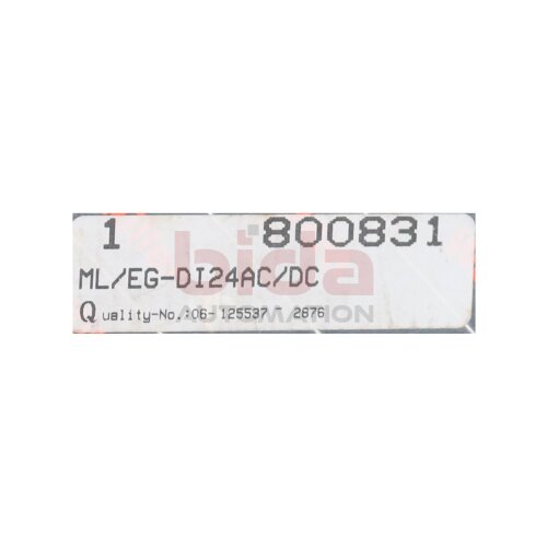 Weidm&uuml;ller 800831 ML EG-DI 24 uc Digiales Eingangsmodu Digital Input Module