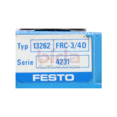 Festo 13262 FRC-3/4D Druckminderer Druckregler Pressure Reducer / Regulator
