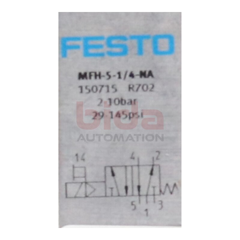 Festo MFH-5-1/4-NA 150715 Magnetventil Solenoid Valve