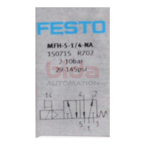 Festo MFH-5-1/4-NA 150715 Magnetventil Solenoid Valve