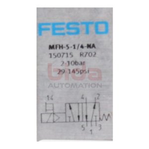 Festo MFH-5-1/4-NA 150715 Magnetventil Solenoid Valve