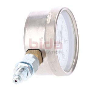Wika Kapselfeder Manometer von 0 bis -100x10 fach mbar...