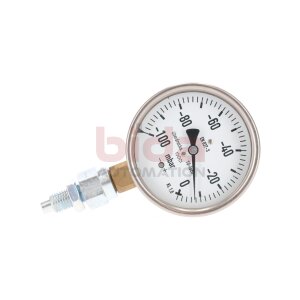 Wika Kapselfeder Manometer von 0 bis -100x10 fach mbar...
