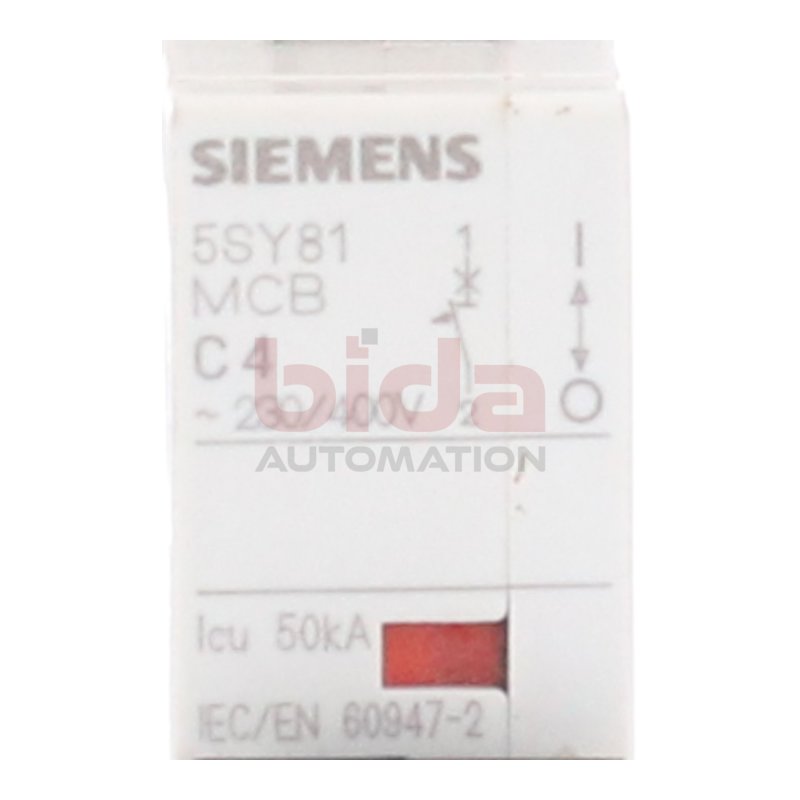 Siemens 5SY81 MCB C4