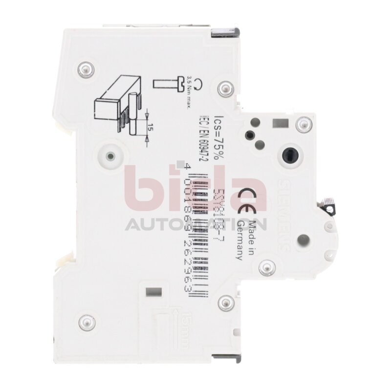 Siemens 5SY81 MCB C8  Leistungsschutzschalter Circuit Breaker