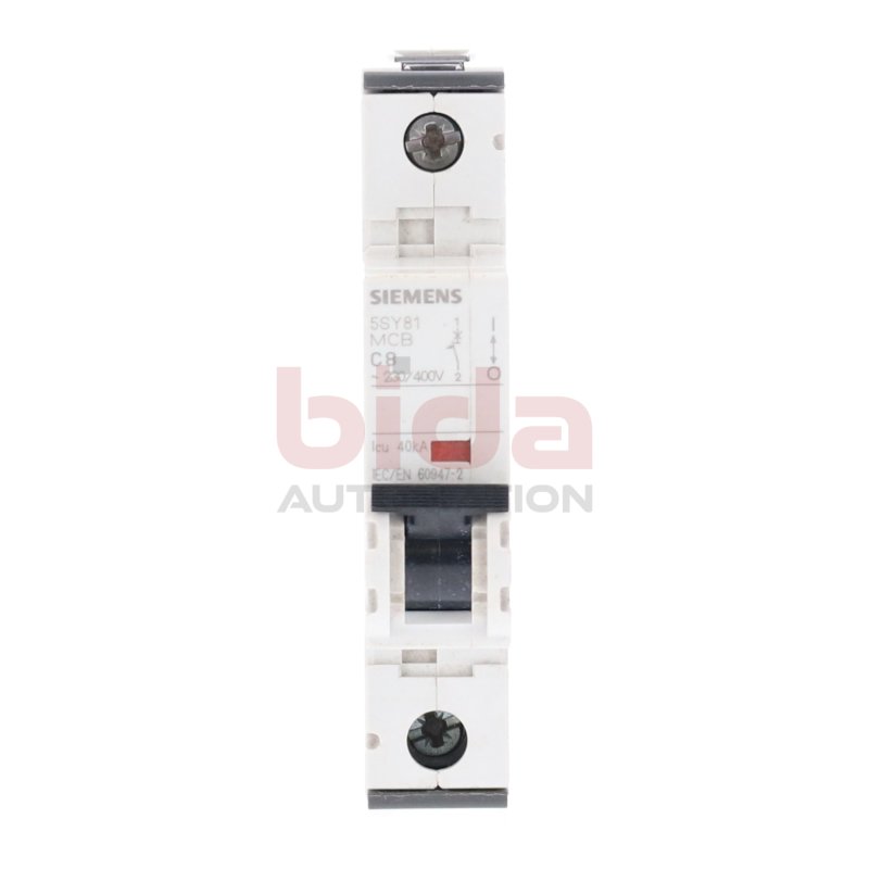 Siemens 5SY81 MCB C8  Leistungsschutzschalter Circuit Breaker