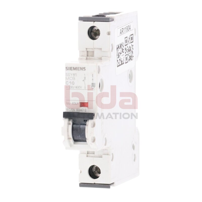 Siemens 5SY81 MCB C10 Leistungsschutzschalter Circuit Breaker
