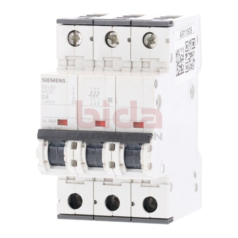 Siemens 5SY83 MCB C6 Leistungsschutzschalter Circuit Breaker