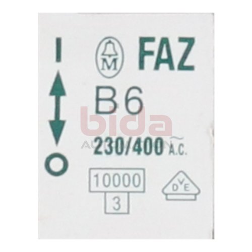 Moeller FAZ B6 Leistungsschutzschalter circuit breaker 230/400V
