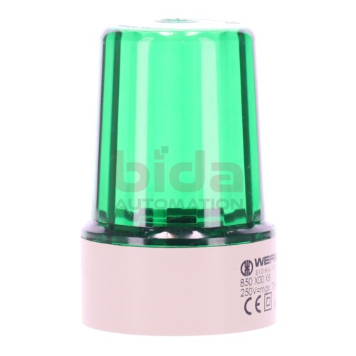 Werma 850 X00 X8 B15d (G) Leuchtmelder Gr&uuml;n Indicator Light Green