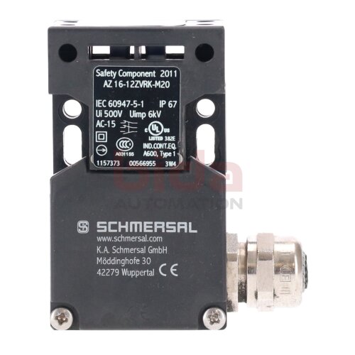Schmersal AZ 16-12ZVRK-M20 Sicherheitsschalter Safety Switch