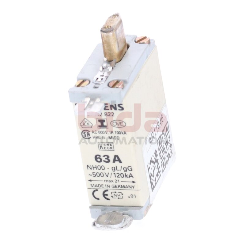 Siemens 3NA2 822 Sicherungseinsatz Fuse Insert