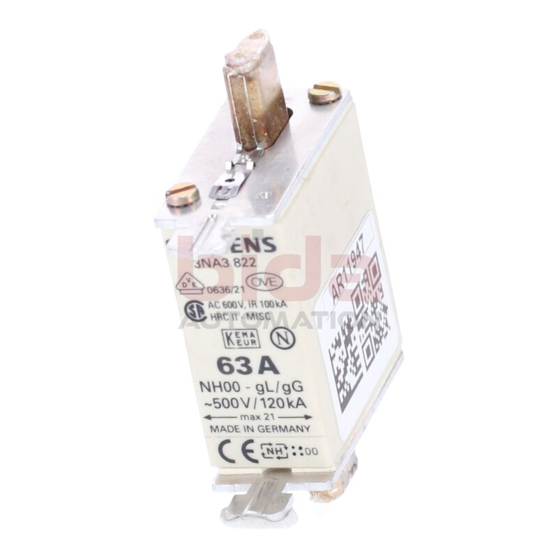 Siemens 3NA3 822 Sicherungseinsatz Fuse Insert