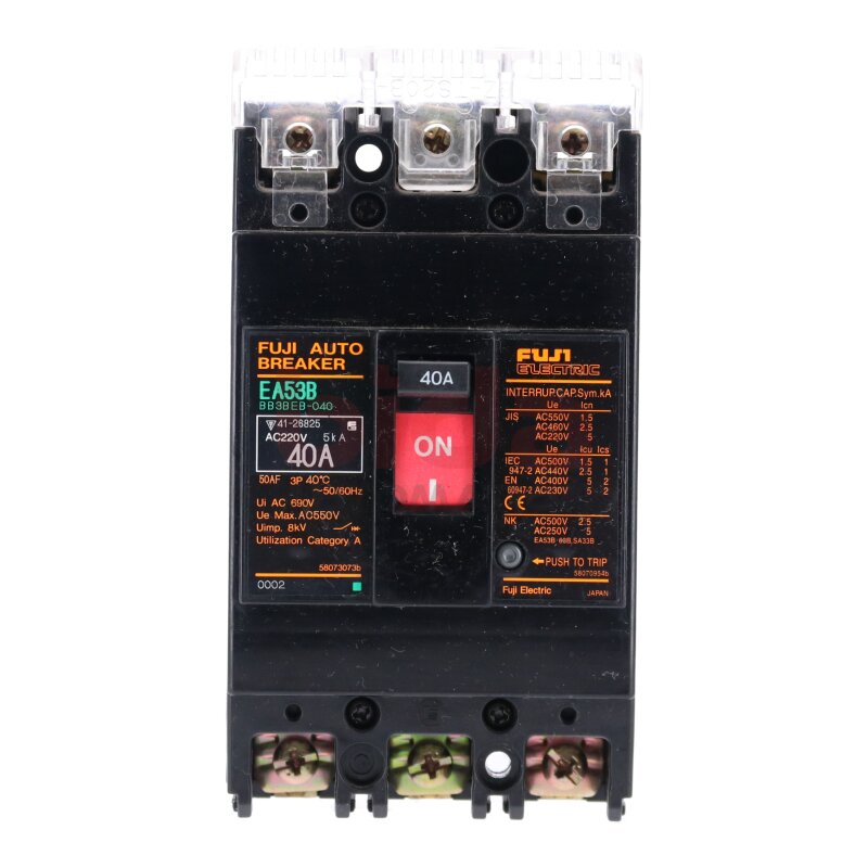 Fuji EA53B BB3BEB-040 40A Leistungsschalter Circuit Breaker 40A 220V