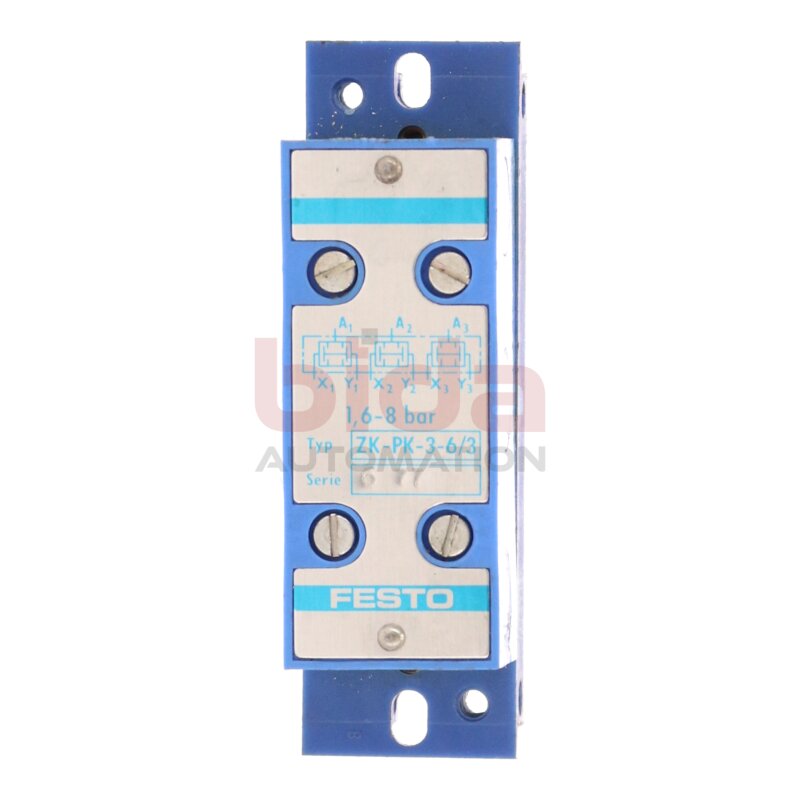 Festo ZK-PK-3-6/3 (4204) Ventilblock Und-Block Logic Valve and Block
