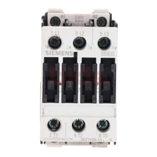 Siemens 3RT1026-1A..4 Leistungssch&uuml;tz Power Contactor 230-690V