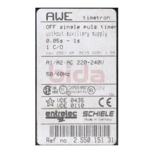 Schiele 2.550.151.31 Verzögerungstimer Delay Timer...