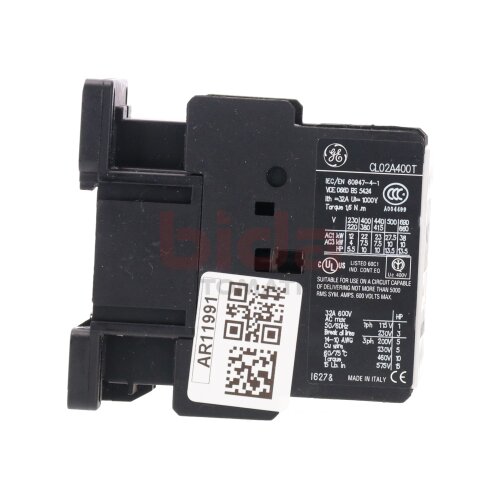 GE General Electric CL02A400T Sch&uuml;tz Contactor