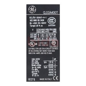 GE General Electric CL02A400T Schütz Contactor