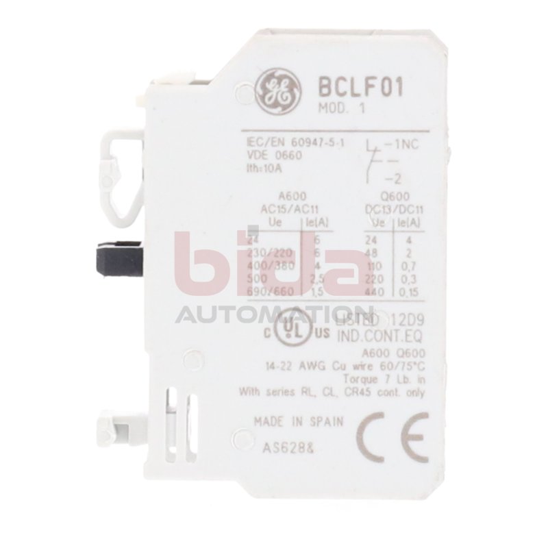 GE General Electric  BCLF01 Hilfskontakt Auxiliary Contact