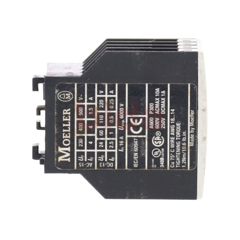 Moeller DIL A-XHI04 Hilfssch&uuml;tz Auxiliary Contactor