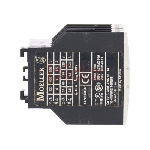 Moeller DIL A-XHI04 Hilfssch&uuml;tz Auxiliary Contactor