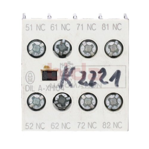 Moeller DIL A-XHI04 Hilfssch&uuml;tz Auxiliary Contactor