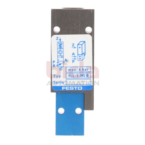 Festo VLL-3-M5 B Phneumatikventil pneumatic valve 6 bar
