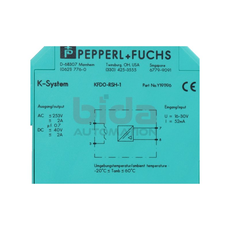 Pepperl + Fuchs KFD0-RSH-1 Relaisbaustein Relay Module