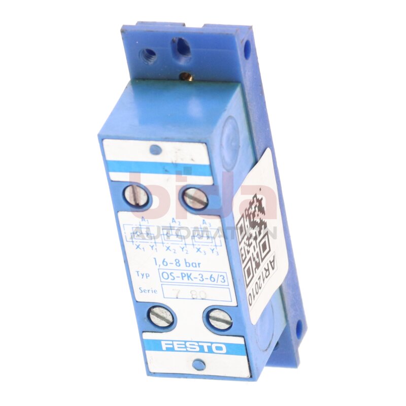 Festo OS-PK-3-6/3 Phneumatikblock pneumatic block 1,6-8 bar