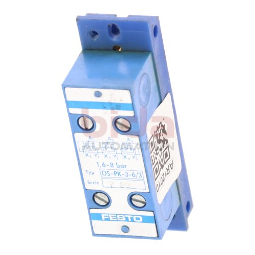 Festo OS-PK-3-6/3 Phneumatikblock pneumatic block 1,6-8 bar