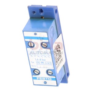 Festo OS-PK-3-6/3 Phneumatikblock pneumatic block 1,6-8 bar