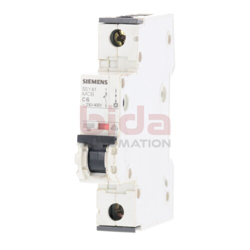Siemens 5SY41 MCB C6 Leistungsschutzschalter Circuit Breaker 230/400V