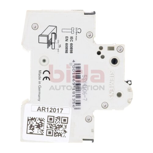 Siemens 5SY41 MCB C6 Leistungsschutzschalter Circuit Breaker 230/400V
