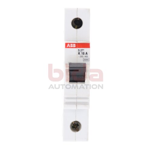 ABB S271 K16A Leistungsschutzschalter Circuit Breaker 277/480V