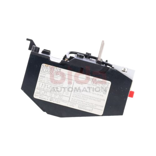 Siemens 3UA5200-2B &Uuml;berlastrelais Overload Relay  12,5-20A