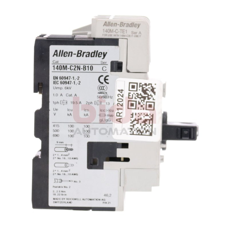 Allen-Bradley 140M-C2N-B10  Motoschutzschalter Motor Protection Switch 1A