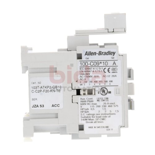 Allen-Bradley 100-C09UD10 Sch&uuml;tz Contactor