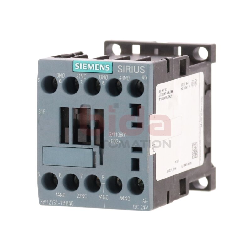 Siemens 3RH2131-1BB40 / 3RH2 131-1BB40 Hilfssch&uuml;tz Auxiliary Contactor 10A 230-690V
