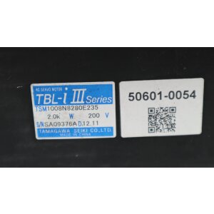 Tamagawa Seiki TSM1008N8280E235 2kW 200V AC Servomotor...