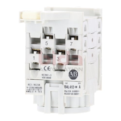 Allen-Bradley 194L-A12-1784 Ein-Aus-Schalter On-Off Switch 220-500V 12A