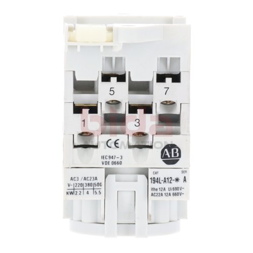 Allen-Bradley 194L-A12-1784 Ein-Aus-Schalter On-Off Switch 220-500V 12A