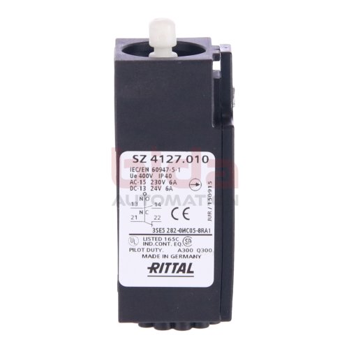 Rittal SZ 4127.010 T&uuml;rpositionsschalter / Door position switch 230 VAC 24 VDC 6A