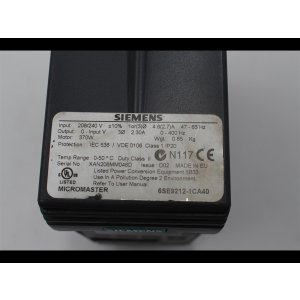 Siemens 6SE9212-1CA40 Micromaster Frequenzumrichter...