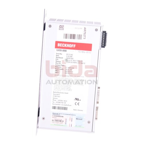 Beckhoff C6920-0000 Industrie-PC 24V