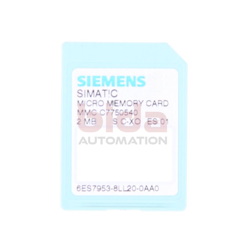 Siemens 6ES7953-8LL20-0AA0 / 6ES7 953-8LL20-0AA0  SIMATIC S7, MICRO MEMORY CARD 2 MB