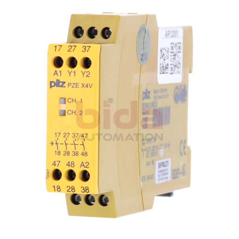 Pilz PZE X4V 0,5/24VDC 4n/o fix  (774580) Sicherheitsrelais Safety Relay  24VDC 2W