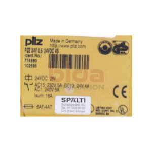 Pilz PZE X4V 0,5/24VDC 4n/o fix  (774580)...