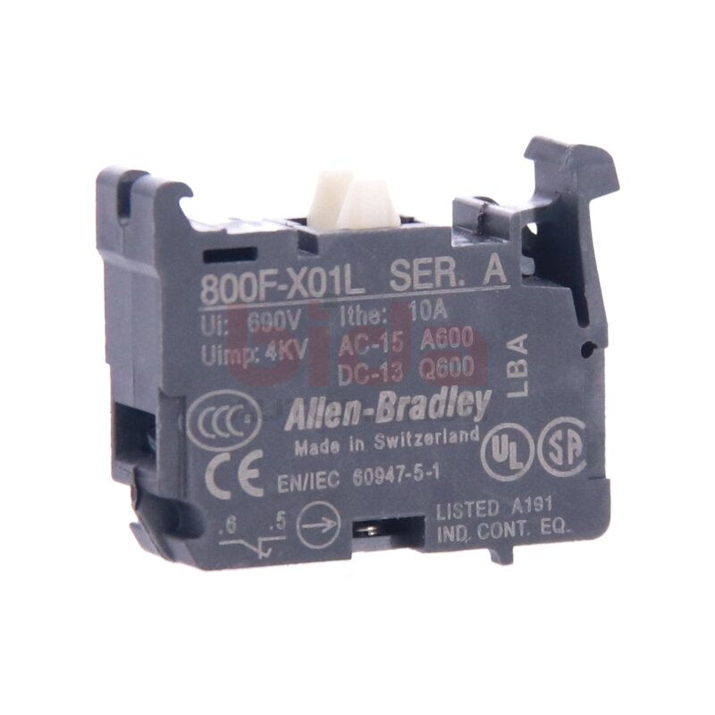 Allen-Bradley 800F-X01L Kontaktblock / Contact block 690V 10A